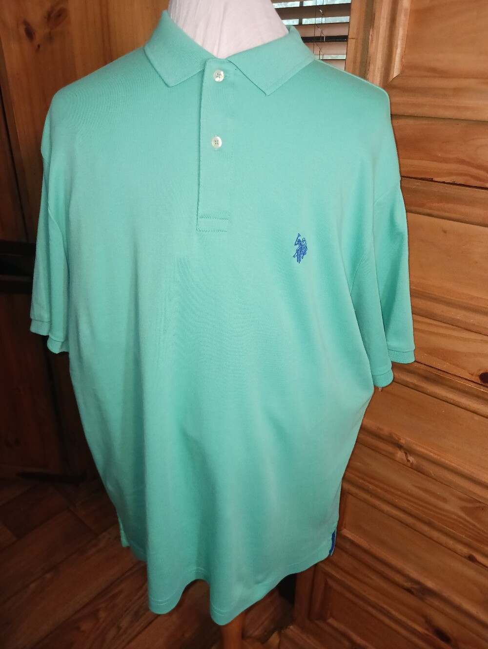 Men's Mint Green Polo Shirt